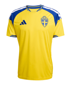 adidas Schweden Trikot Home WM 2026 Gelb - gelb