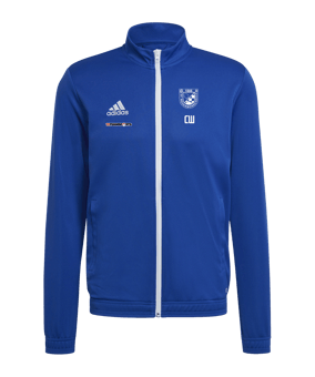 adidas Entrada 22 TK Trainingsjacke Blau Weiss