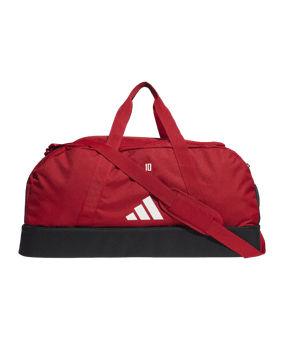 adidas Tiro League Duffel Bag Gr. L Rot Weiss