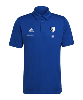 adidas Entrada 22 Poloshirt Blau Weiss