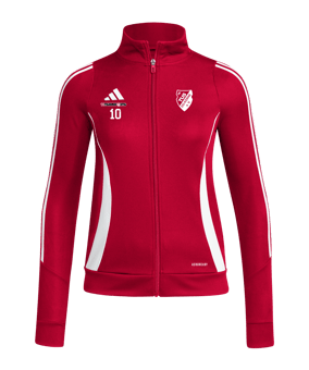 adidas Tiro 24 Trainingsjacke Damen Rot Weiss