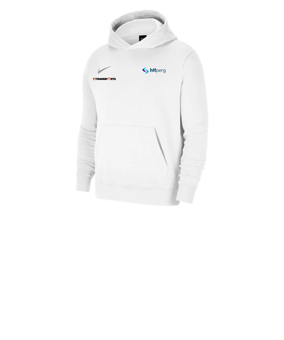 Nike Park 20 Fleece Hoody Kids Weiss Grau F101