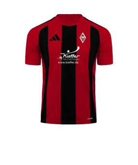 adidas Striped 24 Trikot Rot Schwarz
