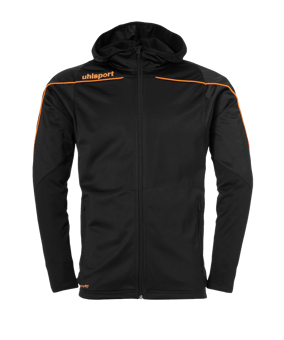 uhlsport Stream 22 Kapuzenjacke Kids Schwarz F22 - schwarz
