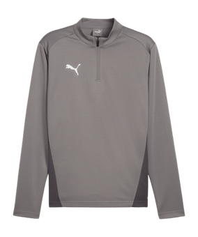 PUMA teamGOAL Training 1/4 Zip Sweatshirt Grau F13 - grau