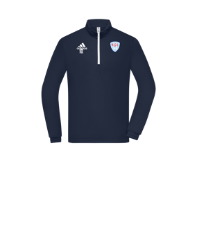 Sweatshirt à col zippé mi-haut enfant adidas Entrada 22 Bleu