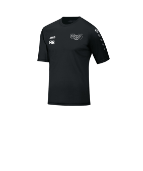 JAKO Team Trikot kurzarm Kids Schwarz F08