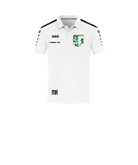 JAKO Power Poloshirt Kids Weiss Schwarz F000
