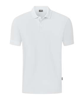 JAKO Organic Poloshirt Weiss F000 - weiss