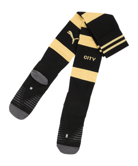 PUMA Manchester City Replica Striped Calze da calcio Away Nero C03 - nero