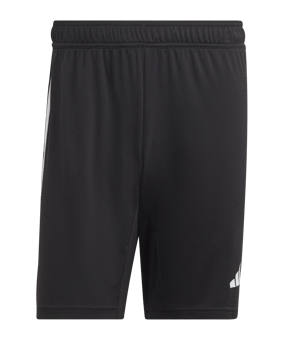 adidas Tiro 23 Short Schwarz Weiss - schwarz