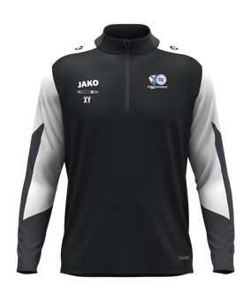 JAKO Dynamic Zip Top Sweatshirt Kids Schwarz F826