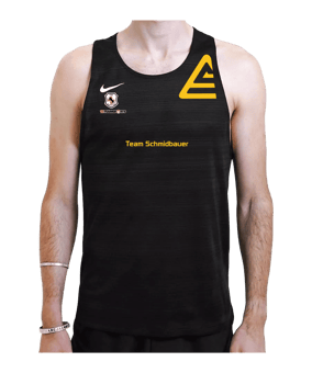 Nike Dry Cool Miler Tank Top Running Schwarz F010