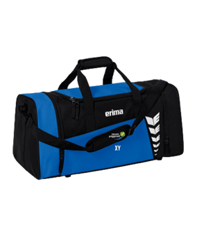 Erima Six Wings Sporttasche Gr. M Royal Schwarz