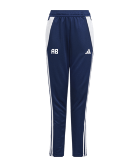 adidas Tiro 24 Slim Trainingshose Kids Blau Weiss