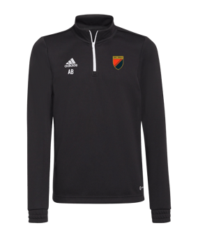 adidas Entrada 22 HalfZip Sweatshirt Kids Schwarz