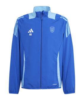 adidas Tiro 24 Competition Präsentationsjacke Kids Blau