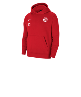 Nike Park 20 Fleece Hoody Kids Rot Weiss F657