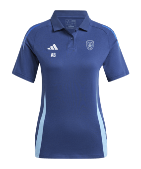 adidas Tiro 24 Competition Poloshirt Damen Blau