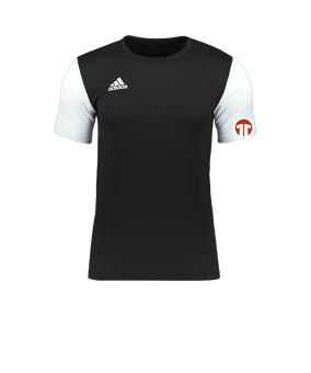 adidas Estro 19 Trikot kurzarm Schwarz Weiss