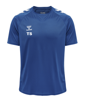Hummel hmlCORE XK Poly T-Shirt Blau F7045