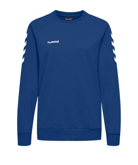 Hummel Cotton Sweatshirt Blau Damen F7045 - blau