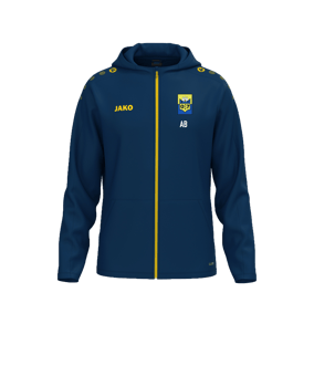 JAKO One Kapuzenjacke Blau F941