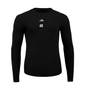 adidas Techfit Longsleeve Schwarz