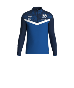 JAKO Iconic HalfZip Sweatshirt Kids Blau F403
