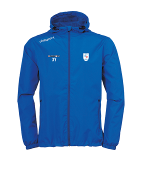 uhlsport Essential Regenjacke Blau Weiss F02 