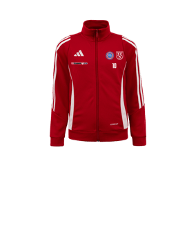 adidas Tiro 24 Trainingsjacke Kids Rot Weiss