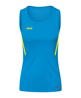 JAKO Challenge Tanktop Damen Blau Gelb F443 - blau