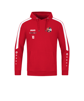 JAKO Power Hoody Rot Weiss F100