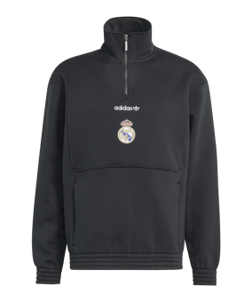 adidas Real Madrid Zip Top Nero - nero