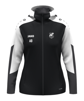 JAKO Dynamic Kapuzenjacke Damen Schwarz F826