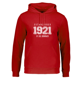 Merch Drummer 2.0 Hoody Red | #established