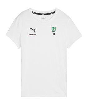 PUMA teamGOAL Casuals T-Shirt Damen Weiss F04