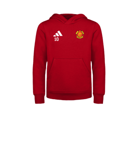 adidas Entrada 26 Sweatshirt à capuche Enfants Rouge