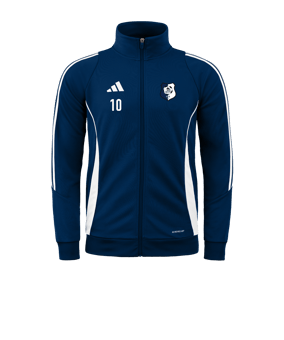 adidas Tiro 24 Trainingsjacke Dunkelblau Weiss