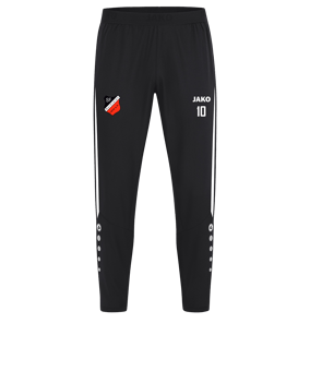 JAKO Power Freizeithose Schwarz Weiss F802