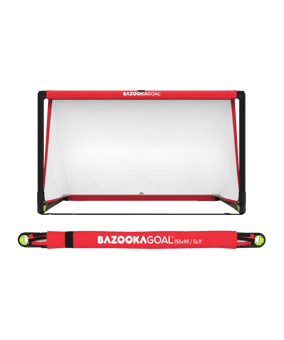 Bazookagoal Teleskoptor | 150x90 Rot Weiss - rot