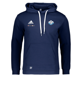 adidas Entrada 22 Hoody Blau