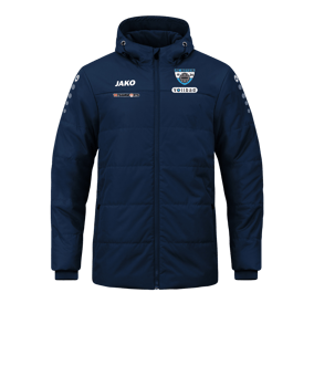 JAKO Team Coach Kapuzenjacke Blau F900