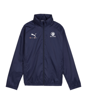 PUMA teamGOAL Regenjacke Kids Blau F06