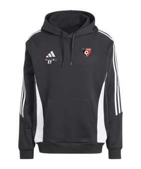 adidas Tiro 24 Hoody Schwarz Weiss