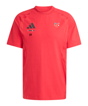adidas Tiro Travel T-Shirt Rot