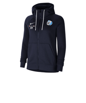 Nike Park 20 Fleece Kapuzenjacke Damen Blau F451