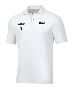 JAKO Base Poloshirt Kids Weiss F00
