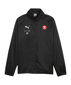 PUMA teamGOAL Allwetterjacke Schwarz Weiss F03