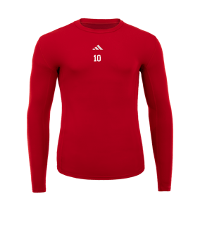 adidas Techfit Sweatshirt Rot